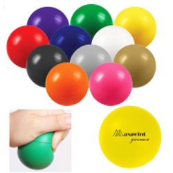 Custom Round Reliever Stress Ball 1