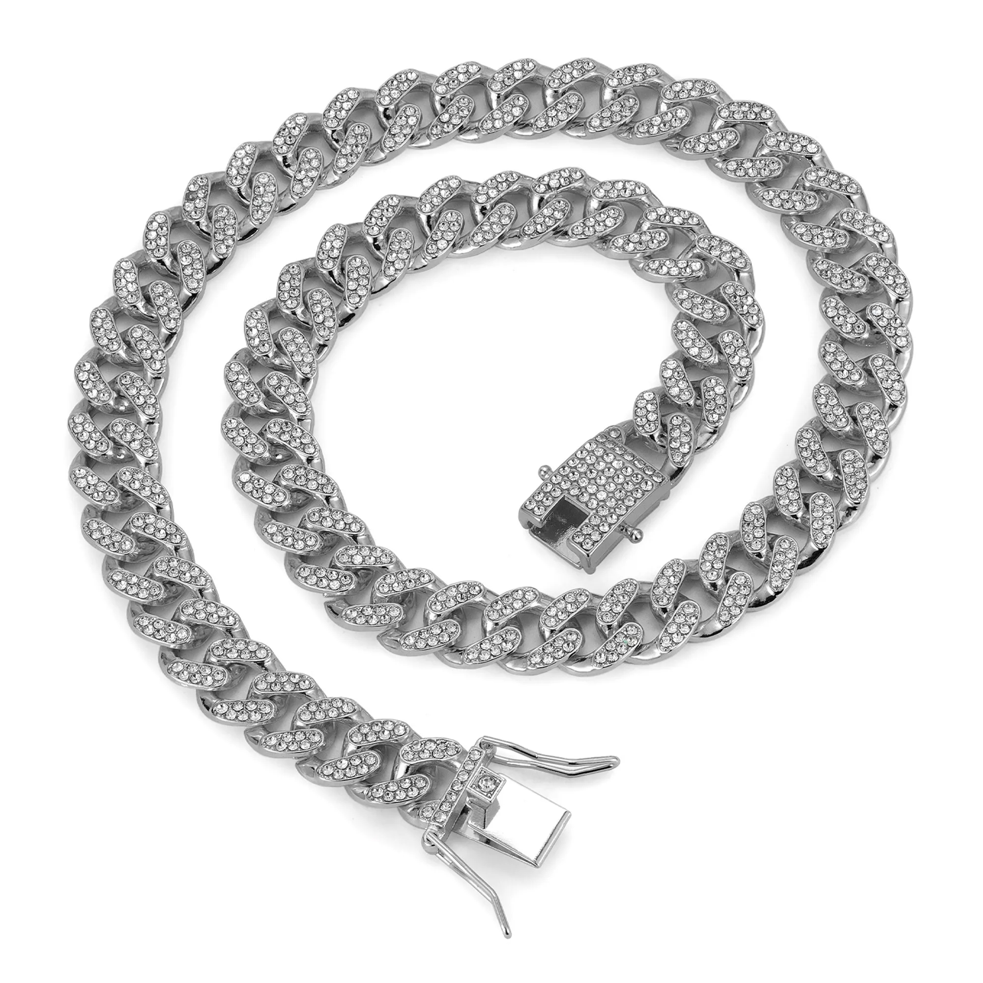 Alloy Full Diamond Necklace 4