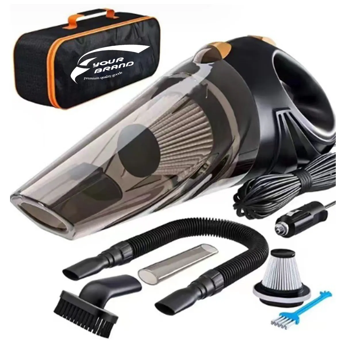 Portable Soft And Low Noice Strong Power Car Vacuum Cleaner 2
