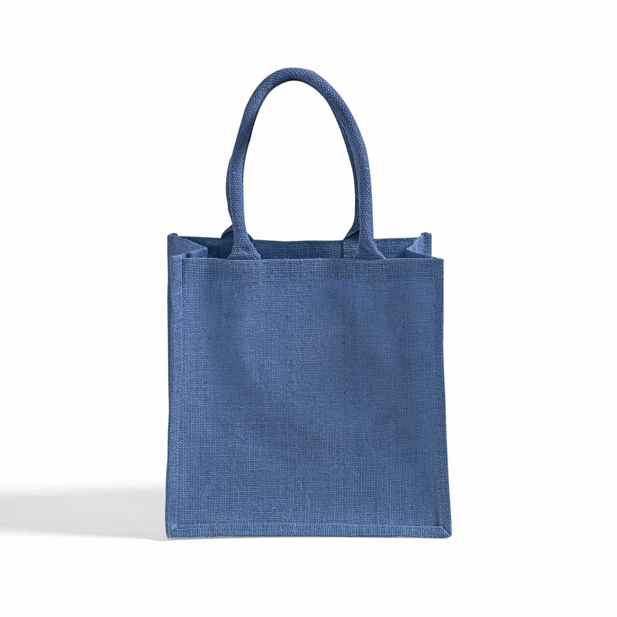 Square Jute Tote Bag, custom tote bag with logo imprint 23
