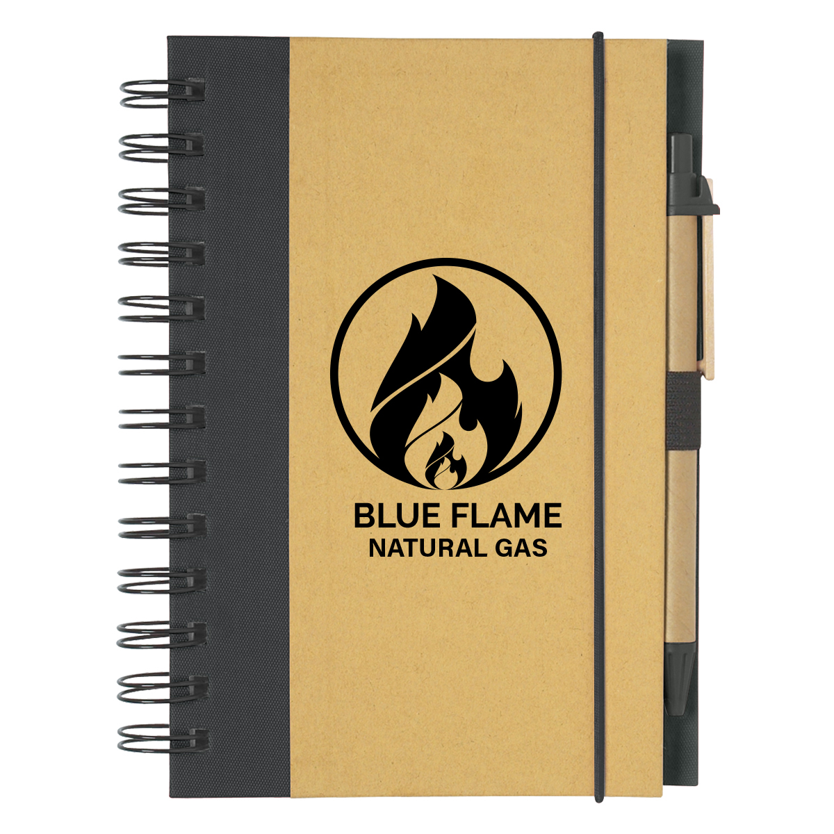 ECO-INSPIRED SPIRAL NOTEBOOK & PEN 2