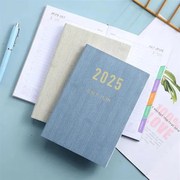 2025 A5 Prime Daily Planner Notebook 365 Days Agenda 1
