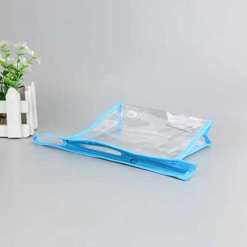 Custom Cosmetic Organizer Bag w/Non-woven Trim--7.87"x5.9"x1.96" 7