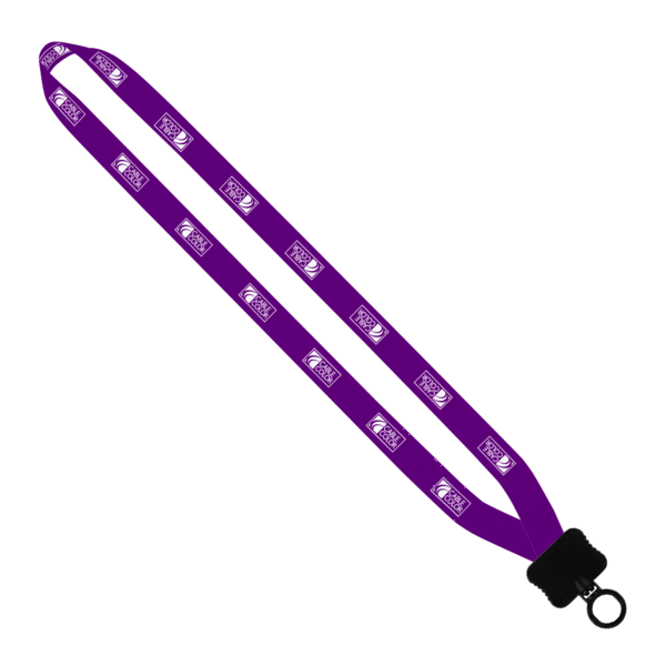 5/8" Tubular Lanyard with Plastic Clamshell & O-Ring 3
