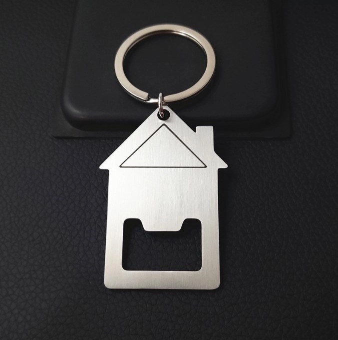 Hot Sale House Design Bottle Opener Keychain 3