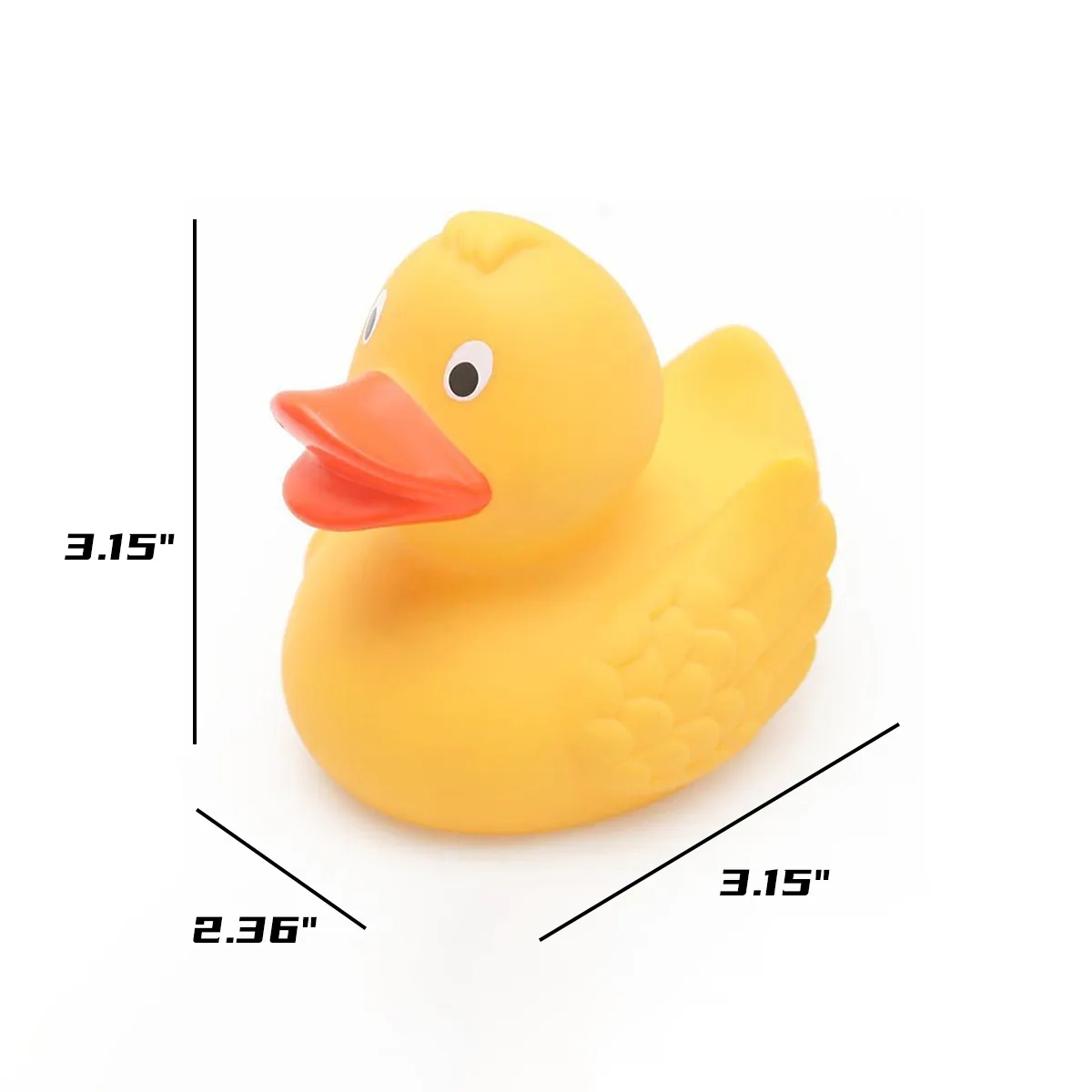 Preschool Large Bath Toys Yellow Rubber Ducks for Baby 3