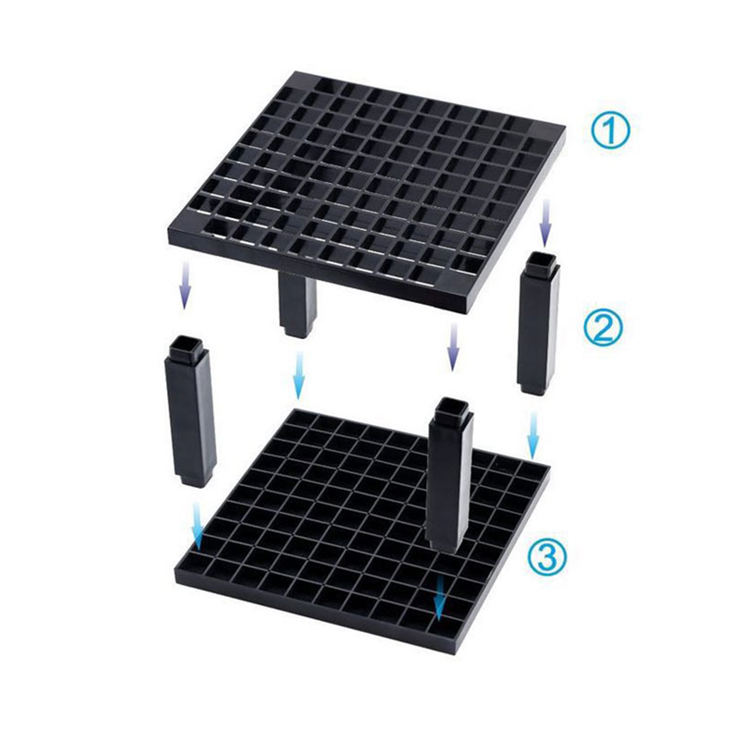 Abs Detachable 96 Square Pen Holder 2