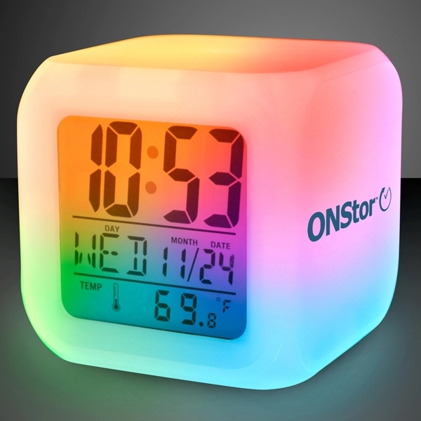 Light up alarm clock 2