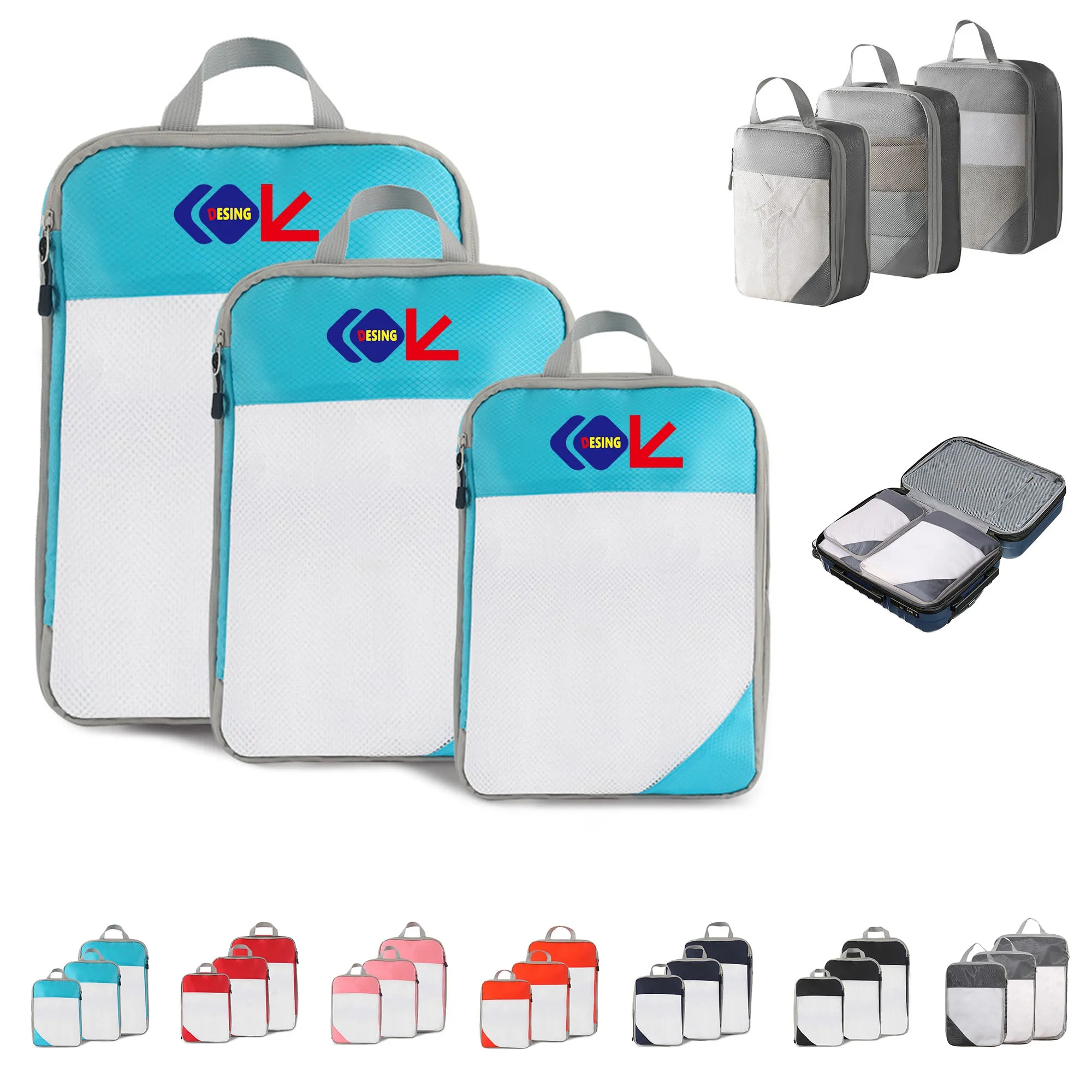 Travel Luggage Organizer Packing Cubes 8