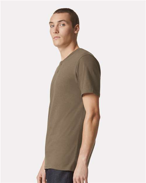 Unisex CVC Henley Tee - 2004CVC 37