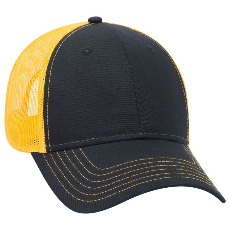 OTTO CAP® 6 Panel Low Profile Mesh Back Trucker Hat 210