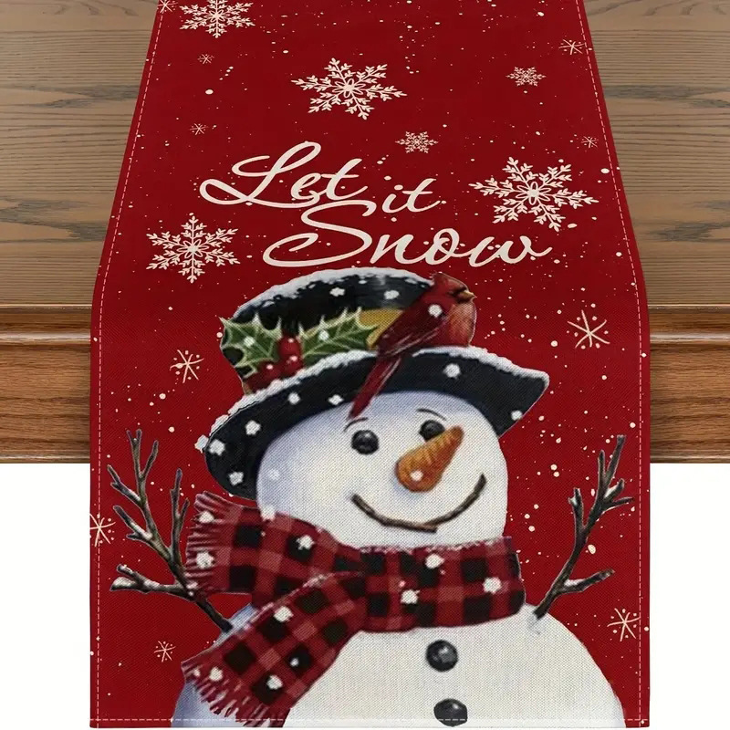 Christmas Trees Merry Xmas Table Runner 9
