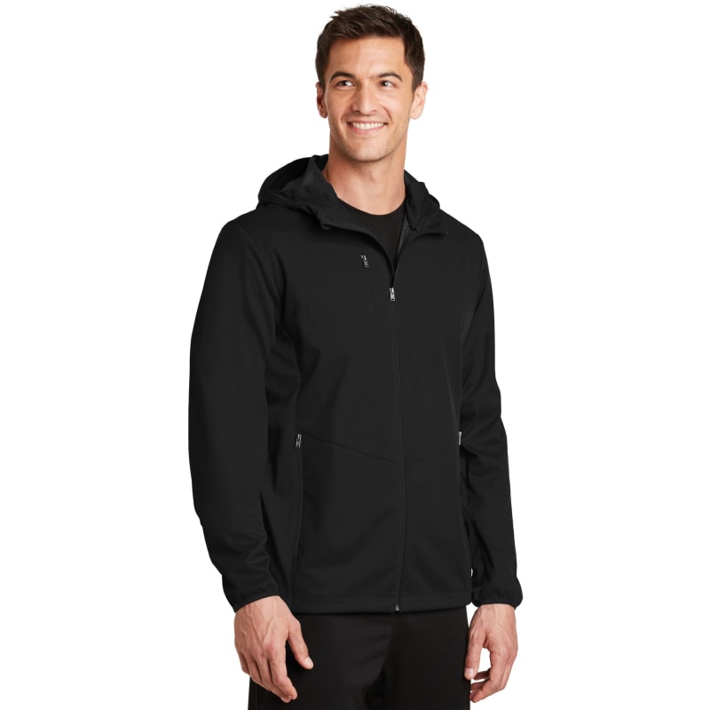 Port Authority Active Hooded Soft Shell Jacket. 26