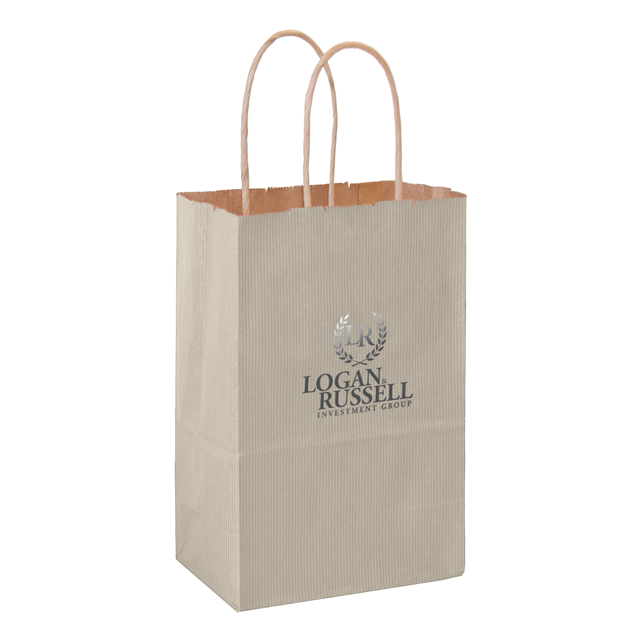 Matte Color Paper Shopper with Twisted Paper Handles 32