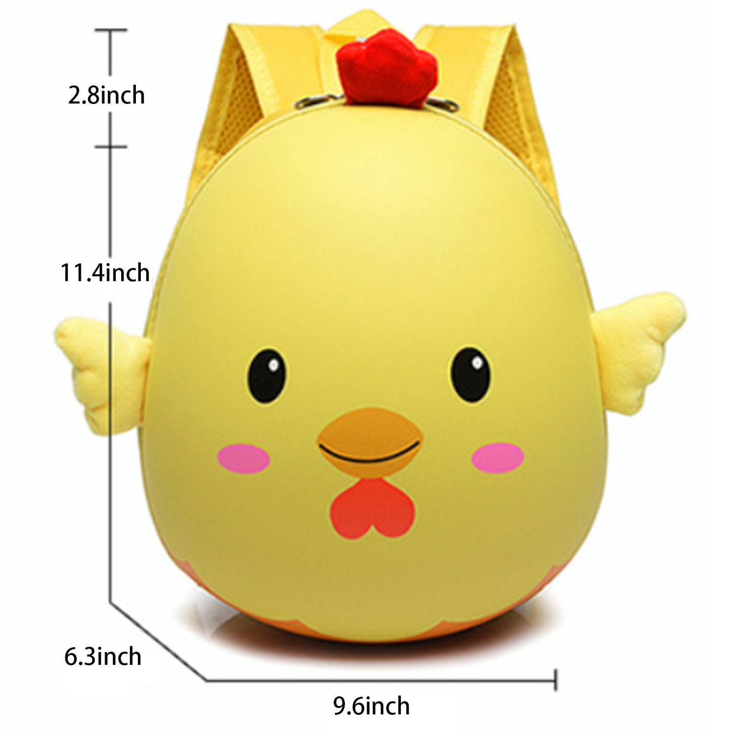 Dacron small eggshell travel kid's backpack 3