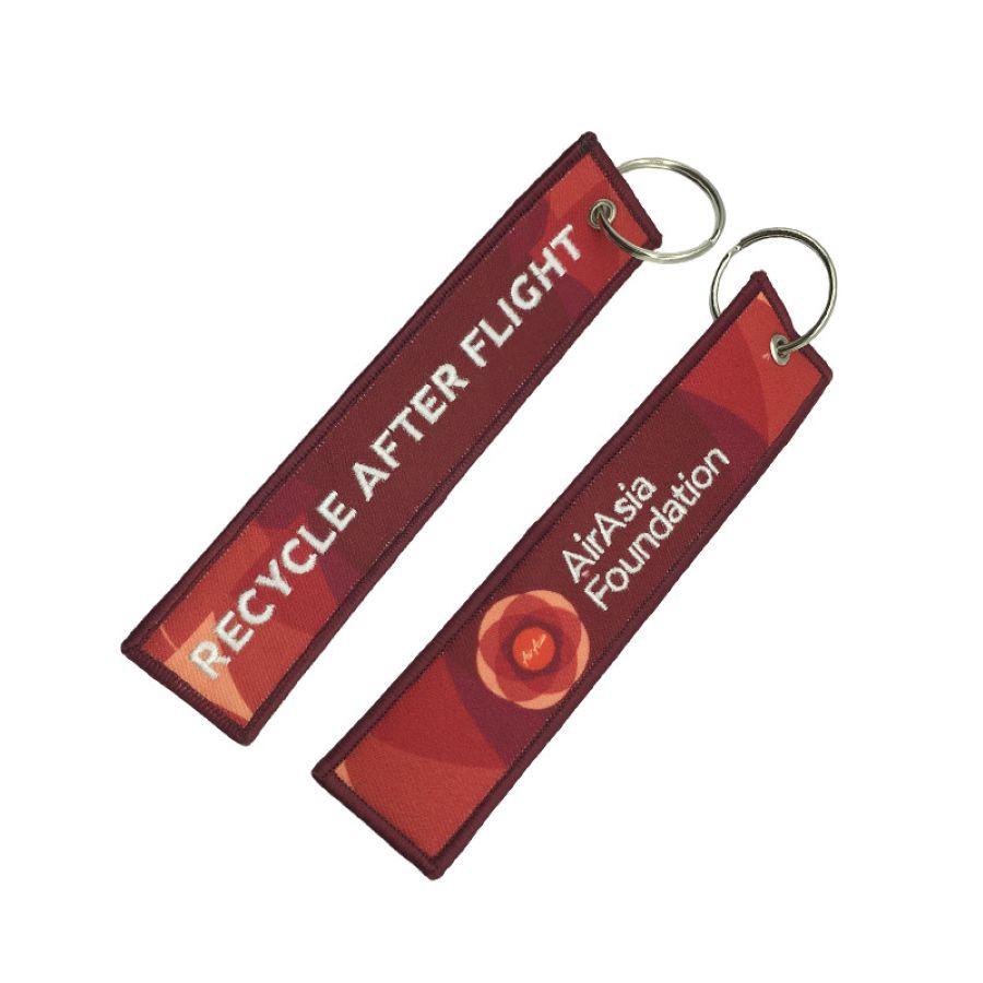 Weaving Label Keychain 1