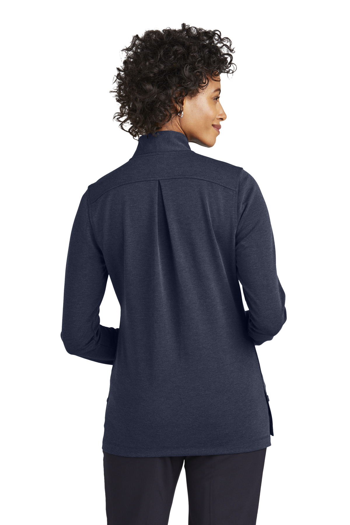 Brooks Brothers Women's Mid-Layer Stretch 1/2-Button BB18203 5