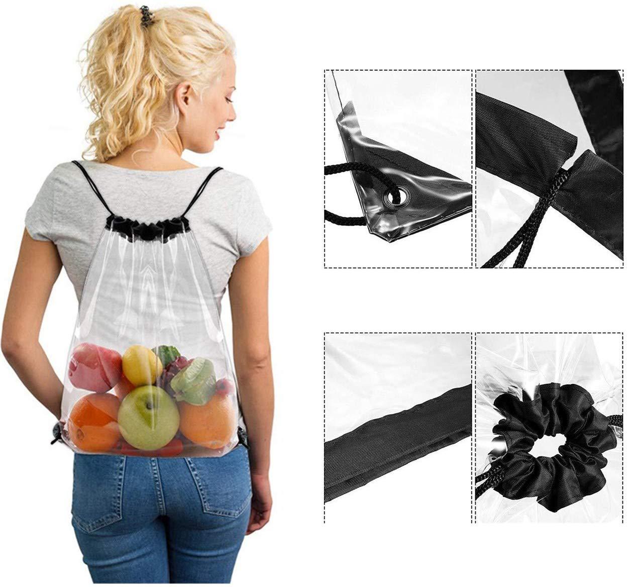 PVC Clear Drawstring Bag 1