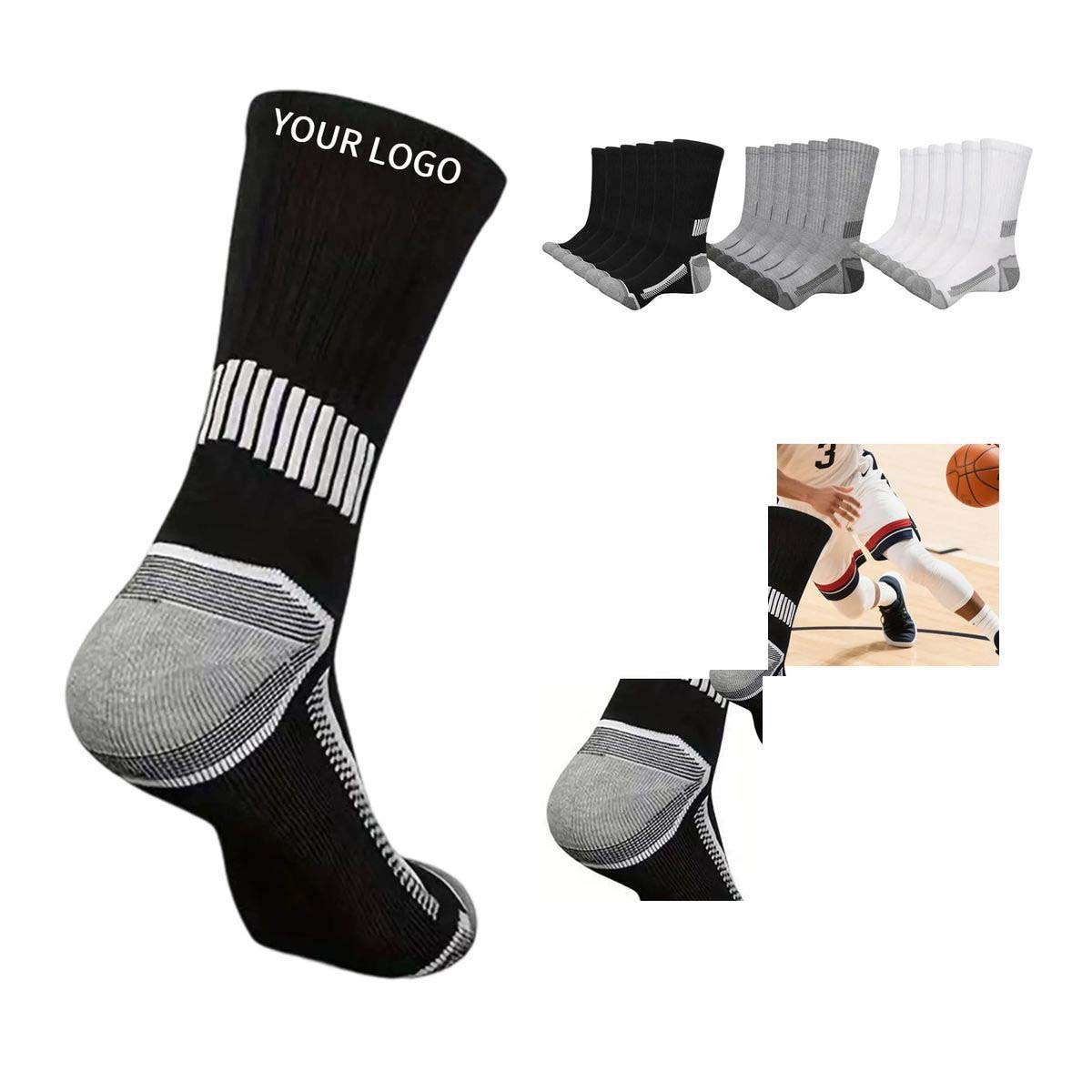 Sports Socks with Snug Heel and Cushioning 5