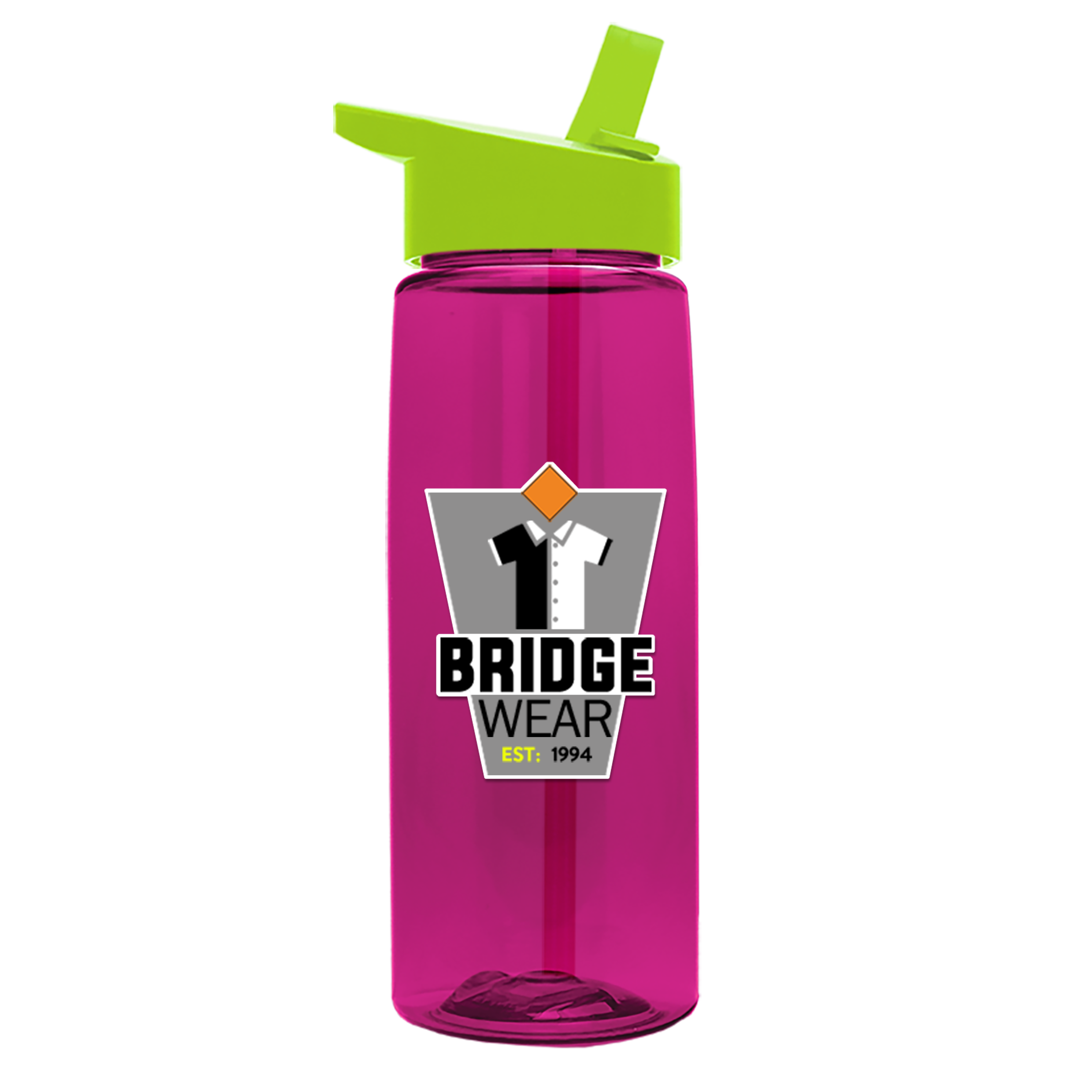 Garyline® Flair Tritan® Bottle with Flip-Straw Lid - 26 oz. 152