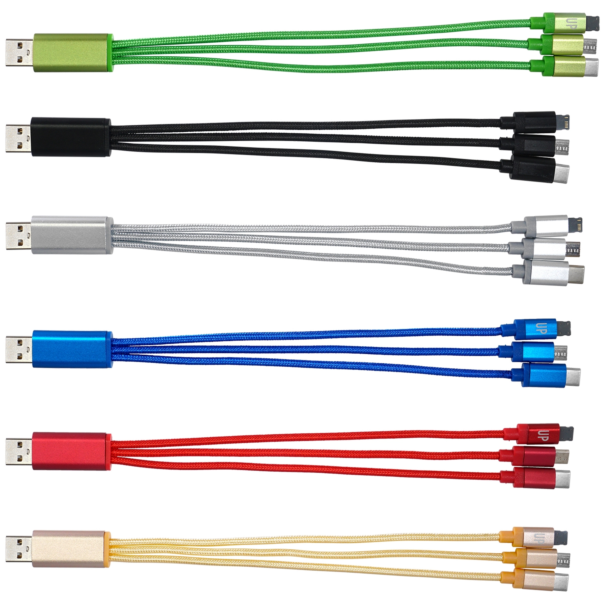 Metallic 3 in 1 Charging Cable 9