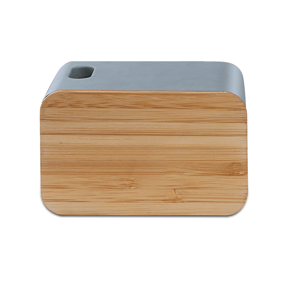 Tulare Eco-Friendly Cement & Bamboo Speaker and Wireless Charger