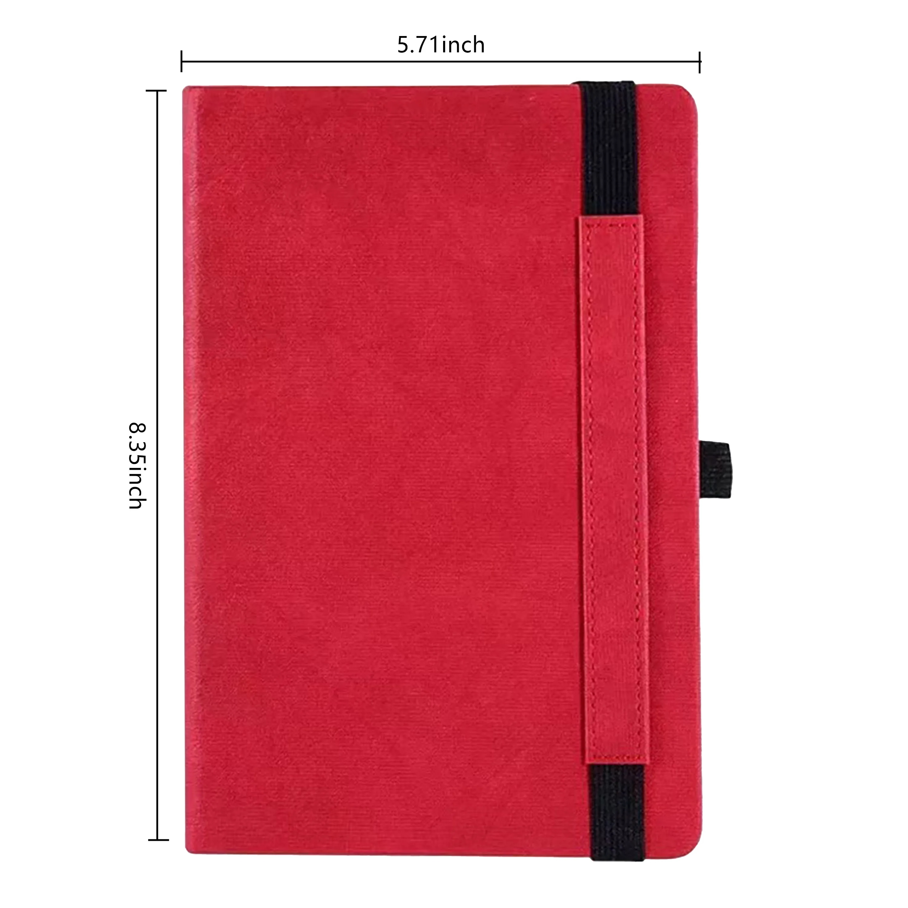 Durable A5 PU Leather Journal with Elastic Closure 4