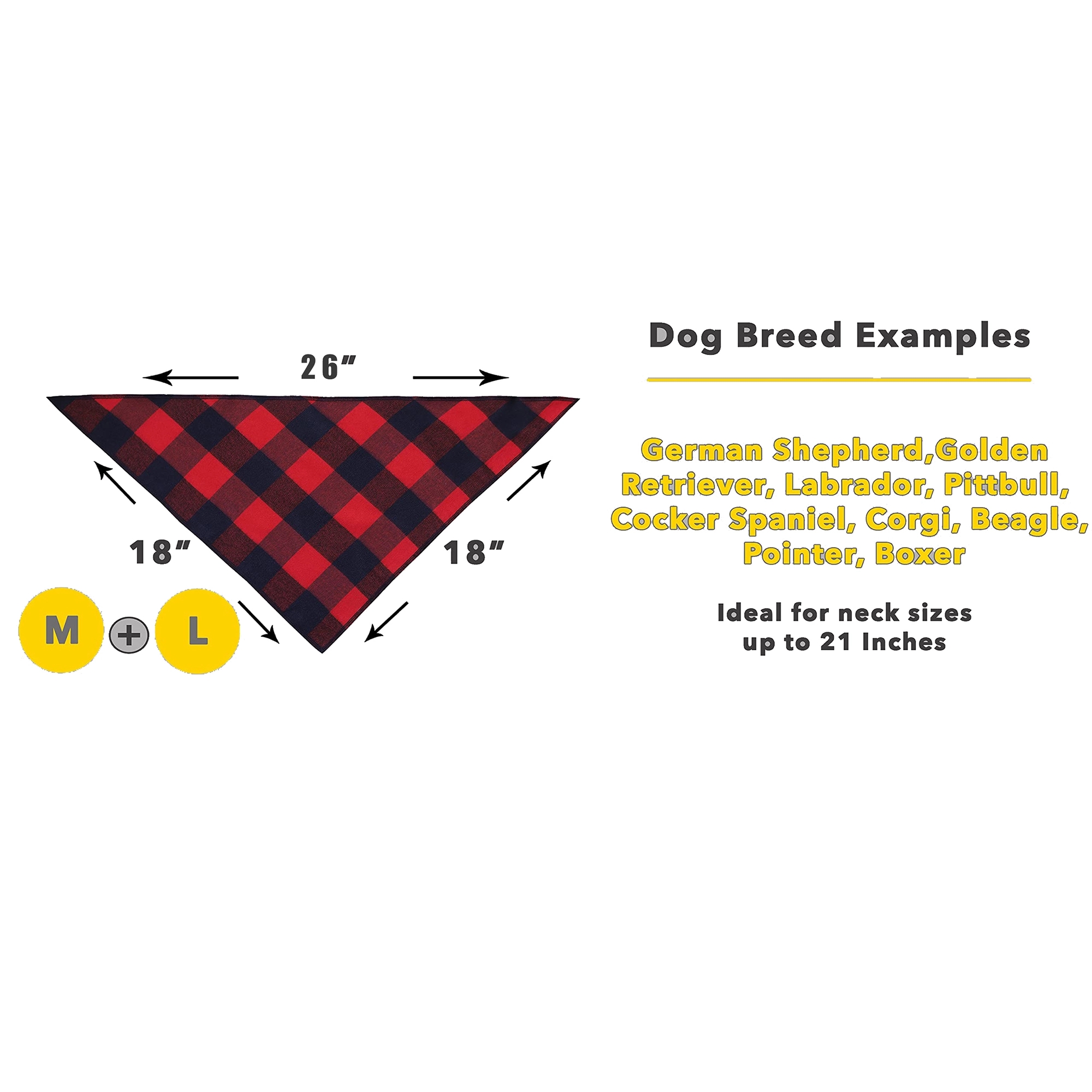 Cotton Pet Bandanas Full Color 6