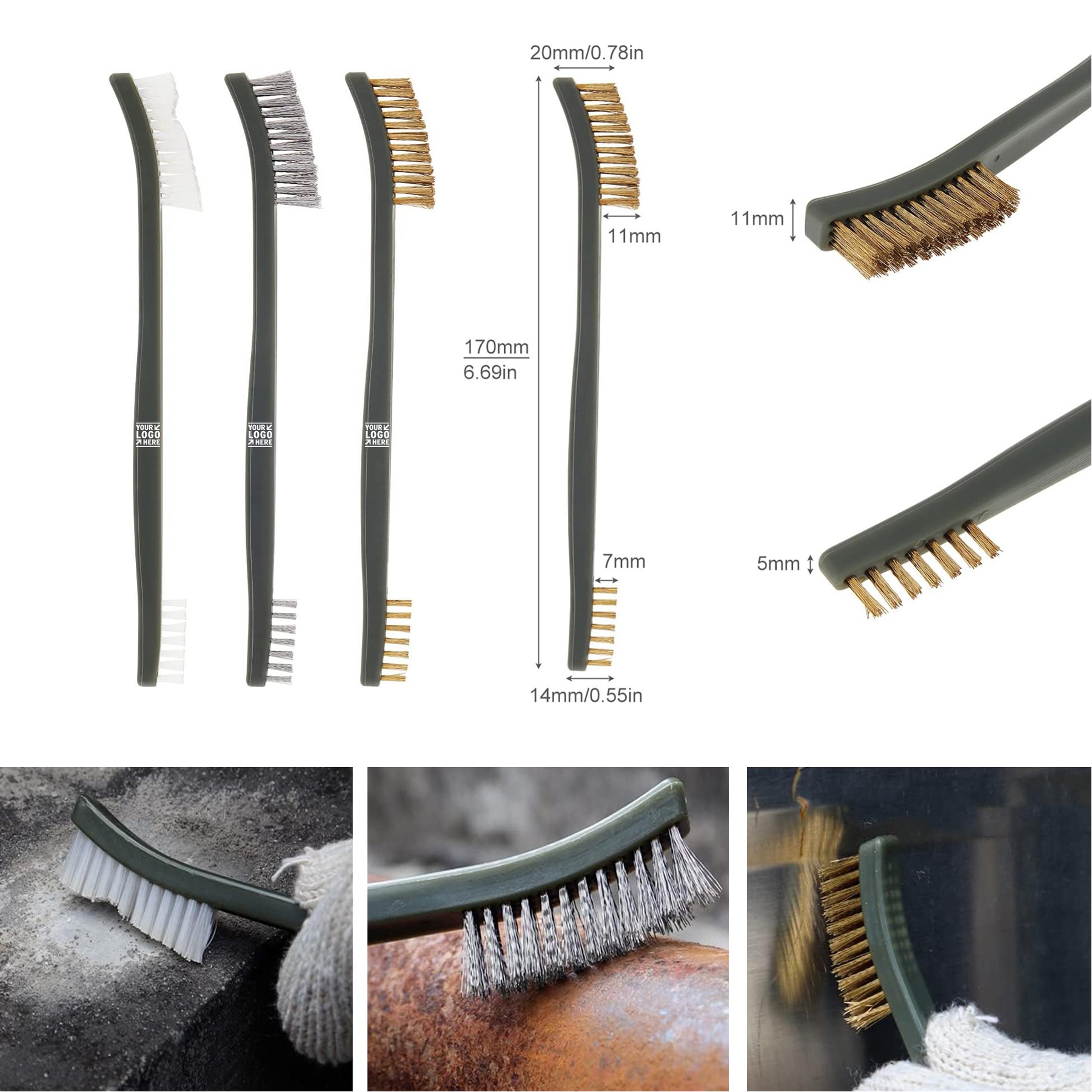 Mini Wire Brush Set 2
