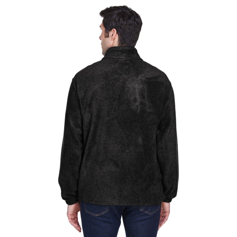 Harriton Men's Tall 8 Oz. Full-Zip Fleece 5