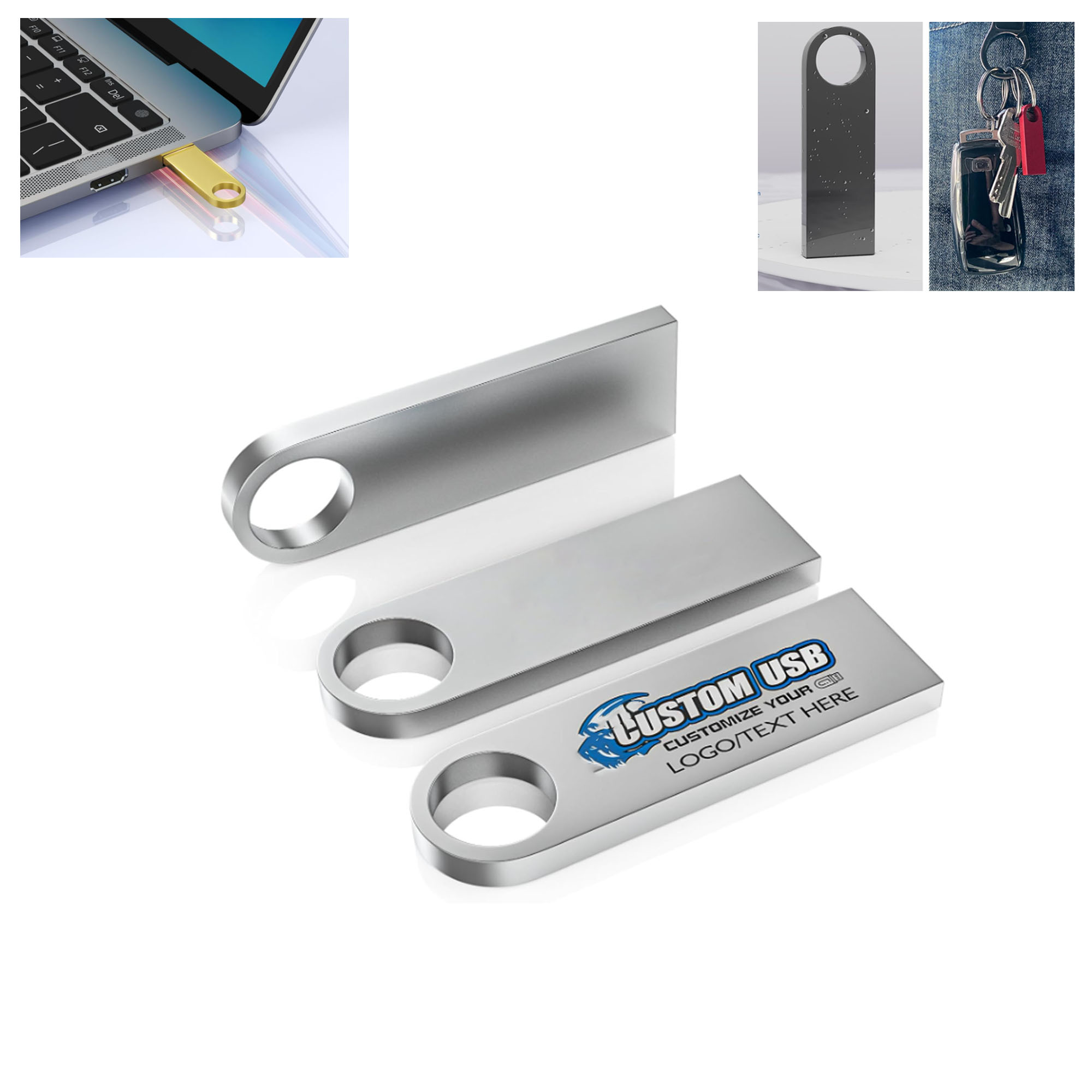 4 GB USB Metal Flash Drive With Your Brand 2