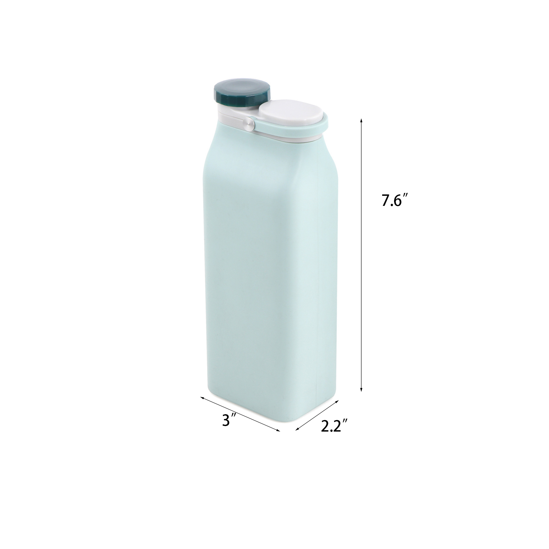 Collapsible Water Bottle BPA Free - 20oz 3