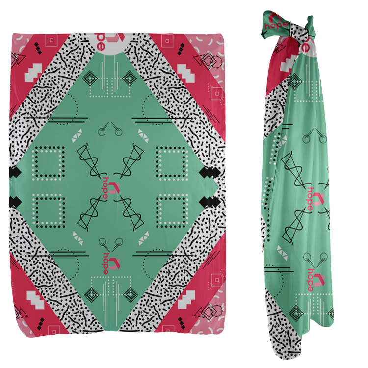 Full Color Silky Scarf 10