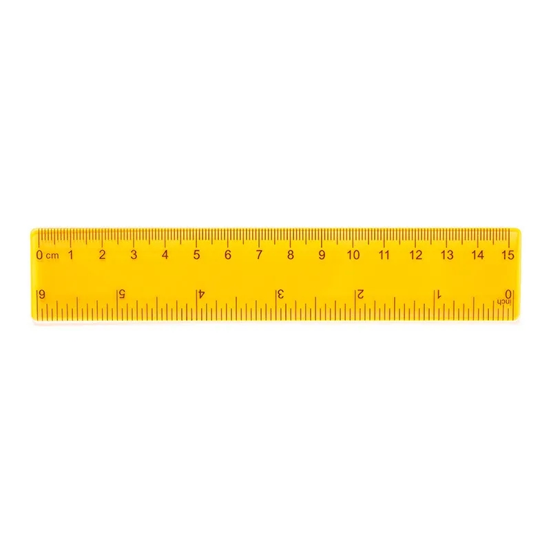 Multi-Color Plastic Ruler Set with Measurements 8
