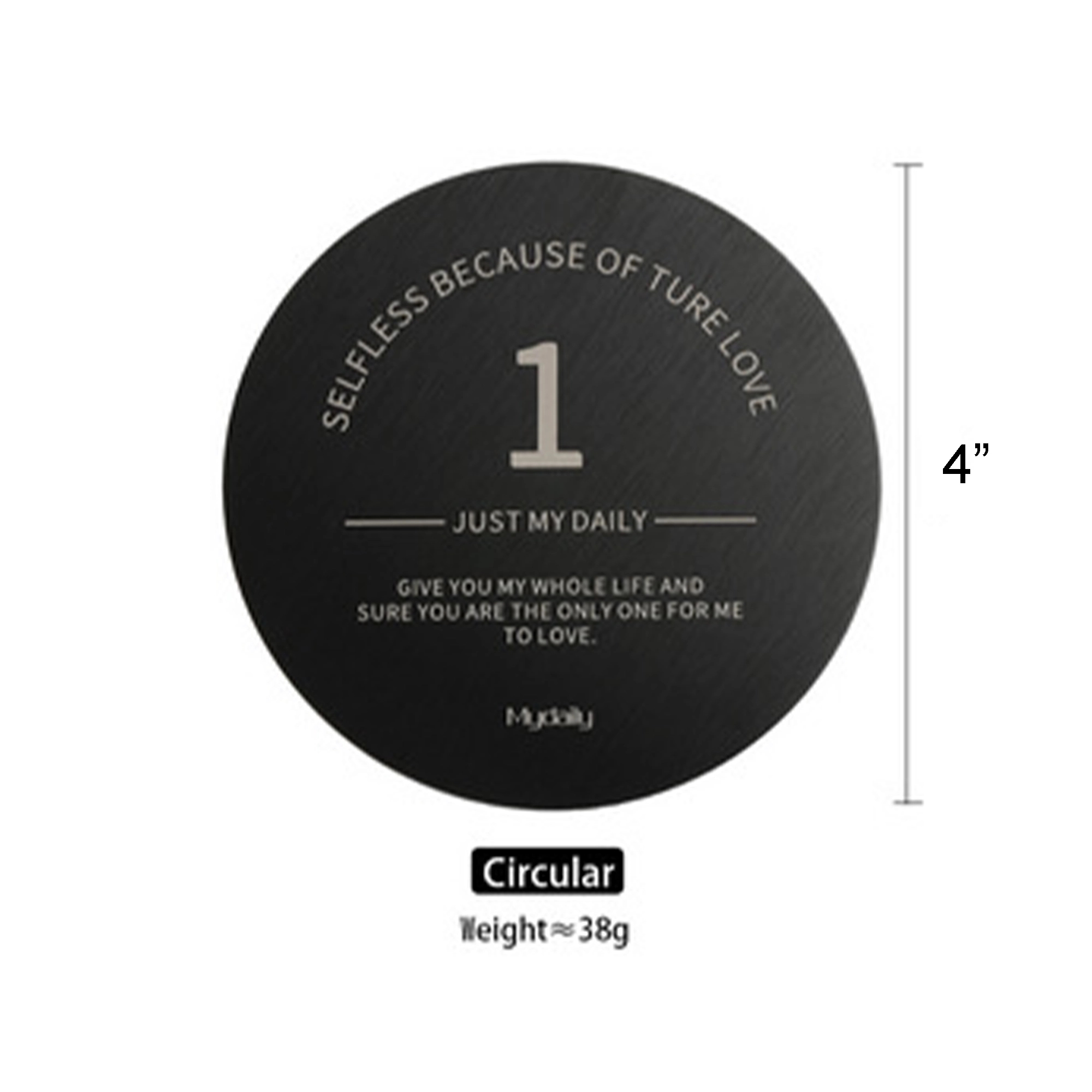 Modern Stainless Steel Coaster 2