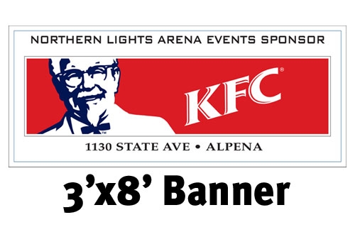 Full Color Banner 3'x8' - Vinyl 3