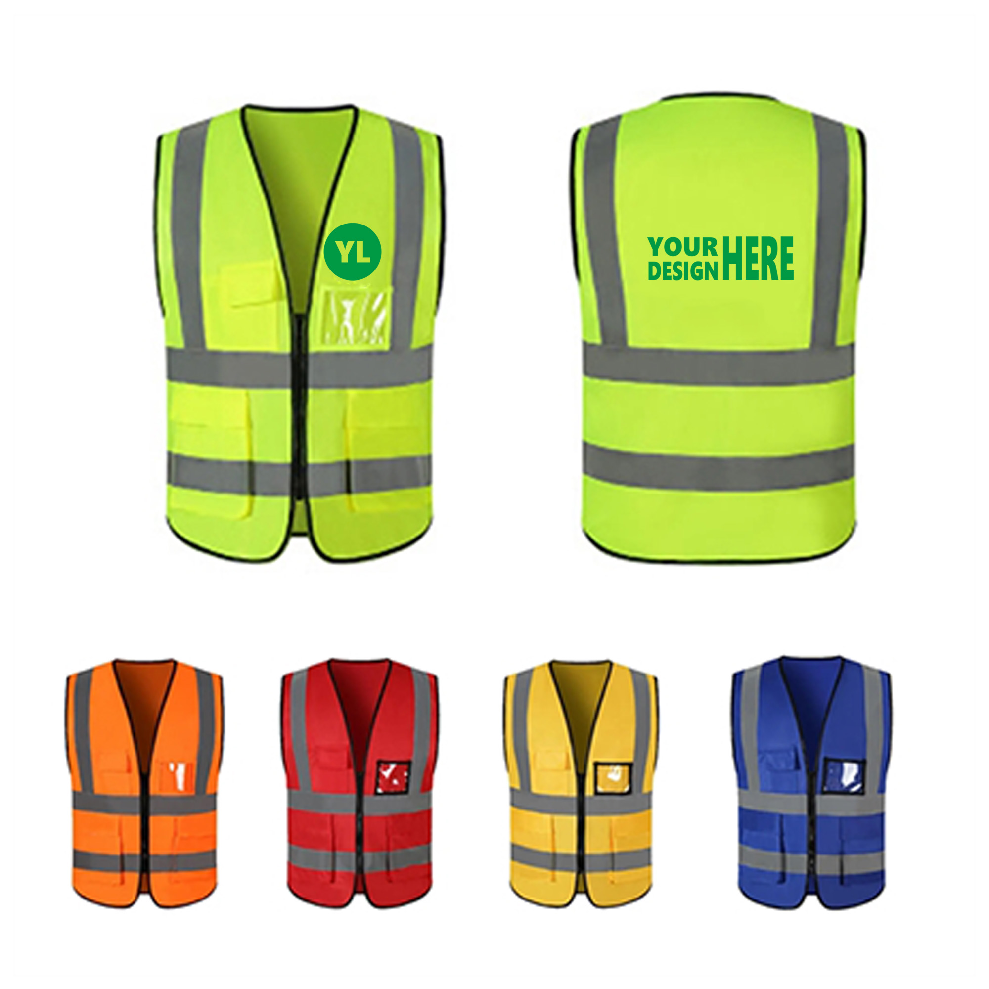 High Visibility Reflective Vest With Pocket 2