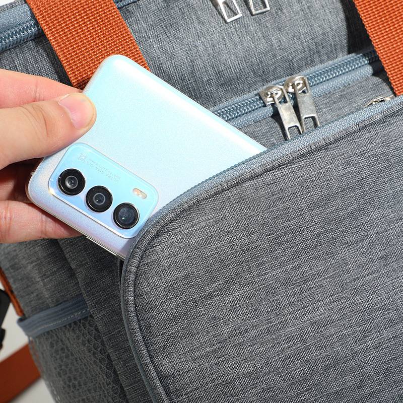 Oxford Double-layer thermal cross-body Insulated lunch bag 5