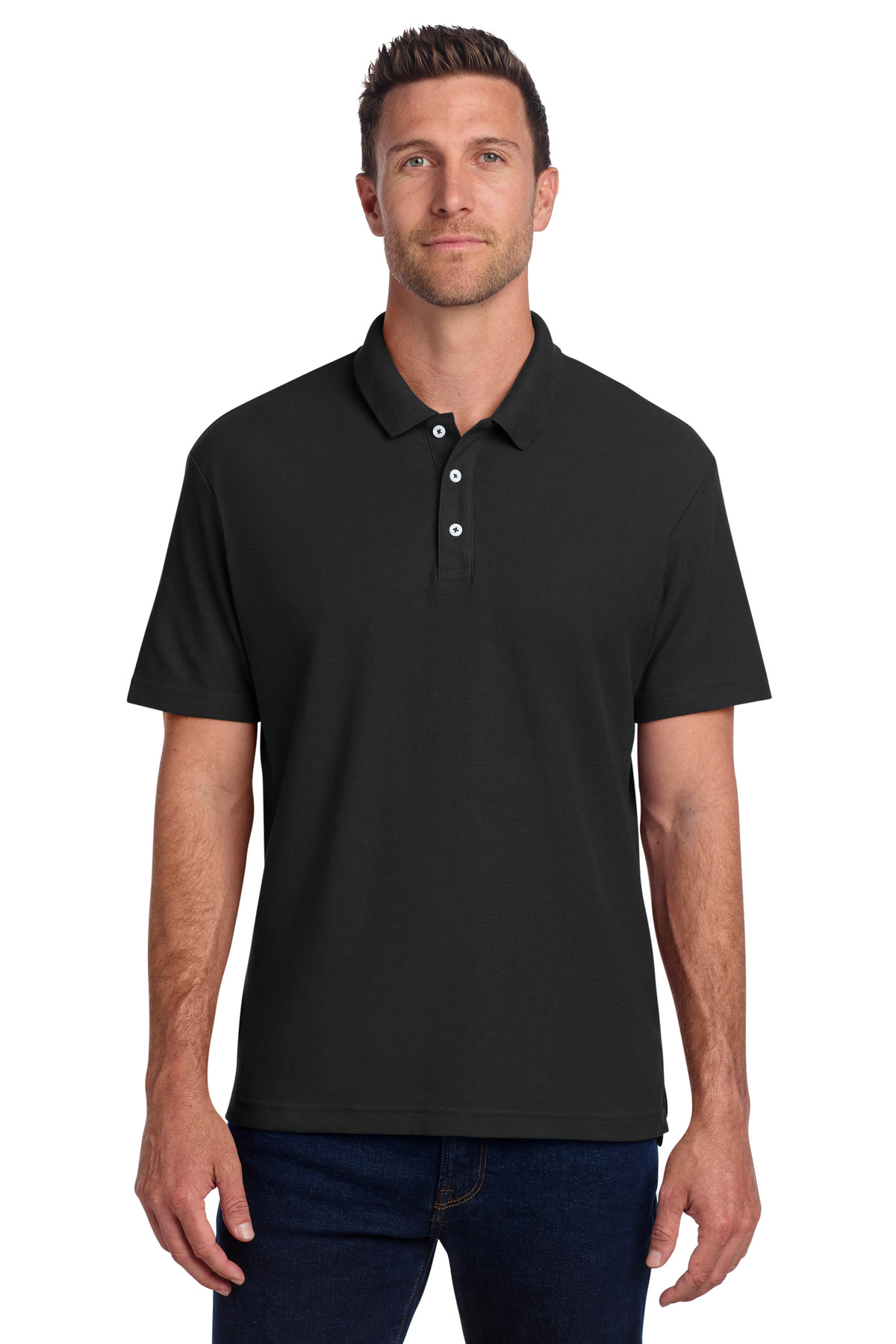 Port Authority C-FREE Cotton Blend Pique Polo K867 17