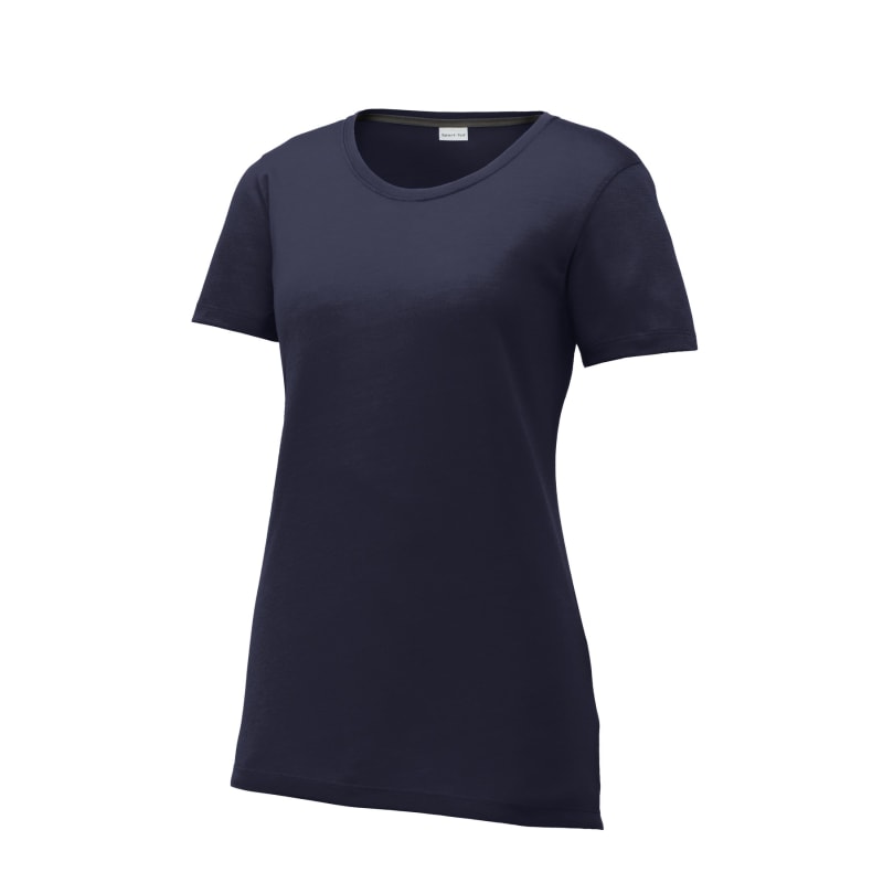 Sport-Tek Women's PosiCharge Competitor Cotton Touch Scoop Neck Tee. 24