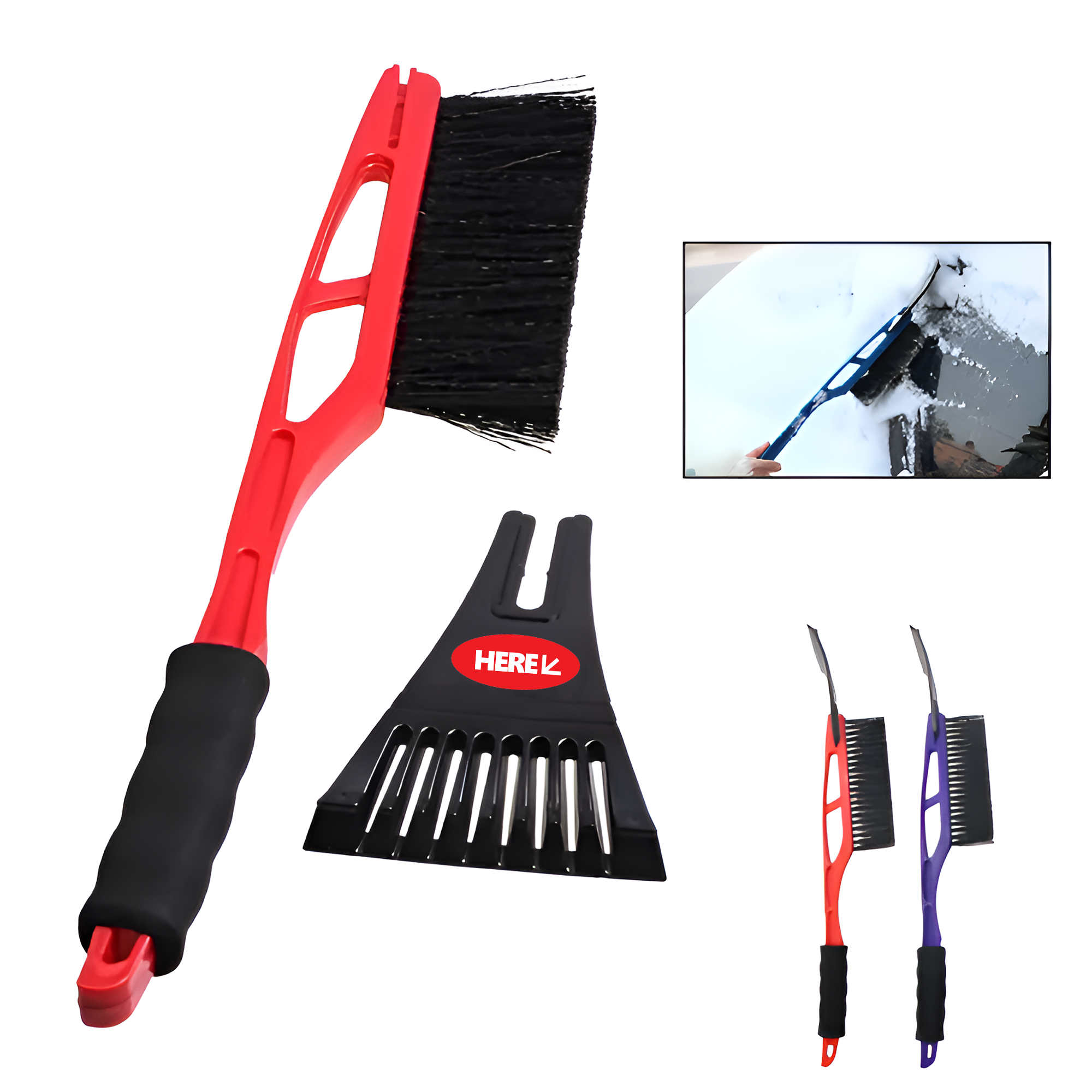 2-In-1 Snow Brush And Ice Scraper 2