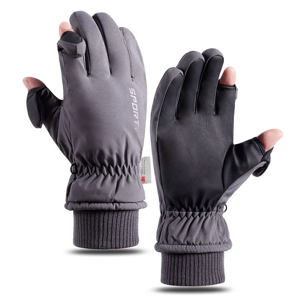 Warm Touchscreen Flip-Finger Gloves 2