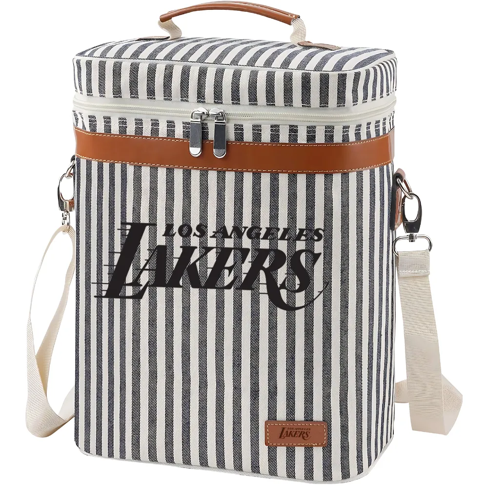 6-Bottle Insulated Wine Tote Carrier 6