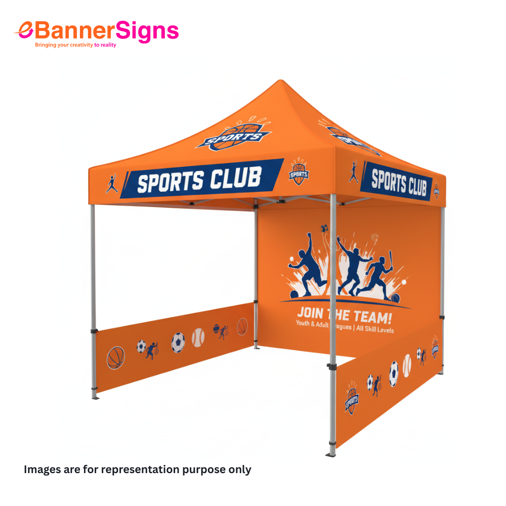 Canopy Tent 8 x 8 (Topper + Hardware + Full Backwall + 2 Half Double Side Wall) 2