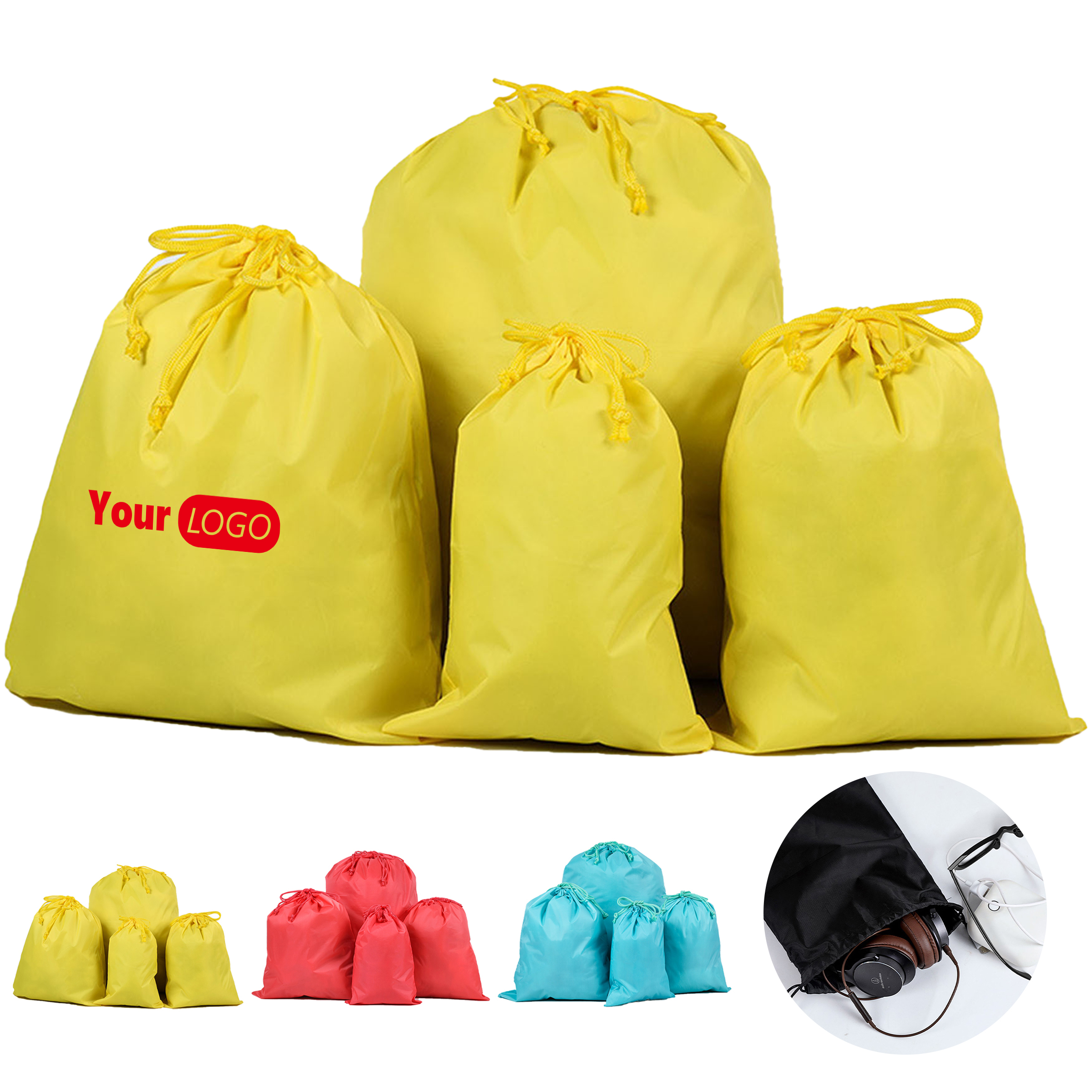 Oxford Drawstring Backpack Water Resistant String Bag 3