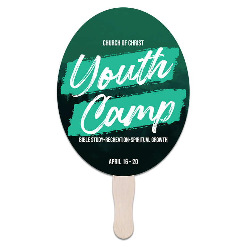 Oval Hand Fans 7