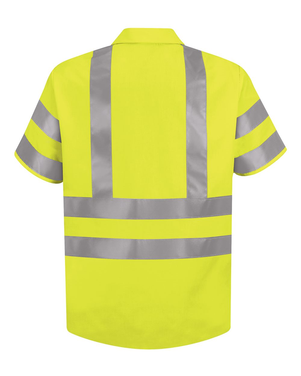 High Visibility Safety Short Sleeve Work Shirt Tall Sizes
