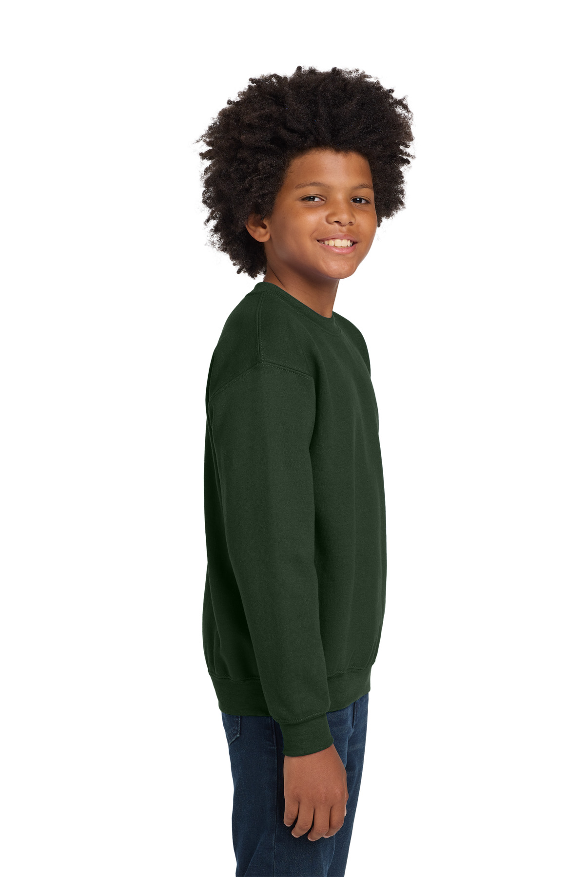 Gildan Youth Heavy Blend Crewneck Sweatshirt. 18000B 21