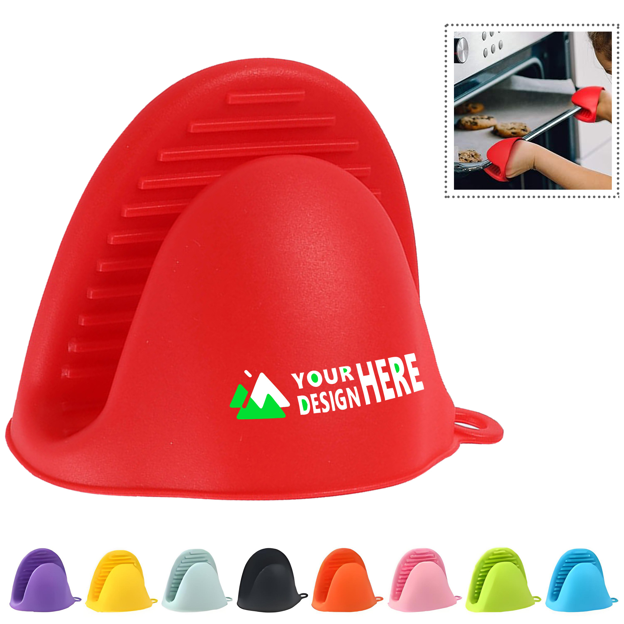 Single Mini Silicone Baking Oven Cooking Gloves 4