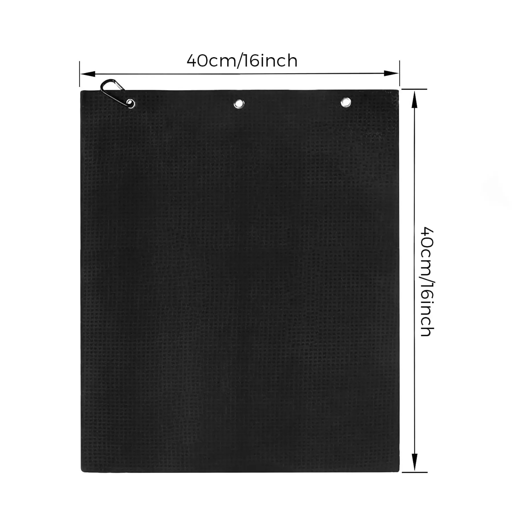 Waffle Pattern Microfiber Towel with Clip 5